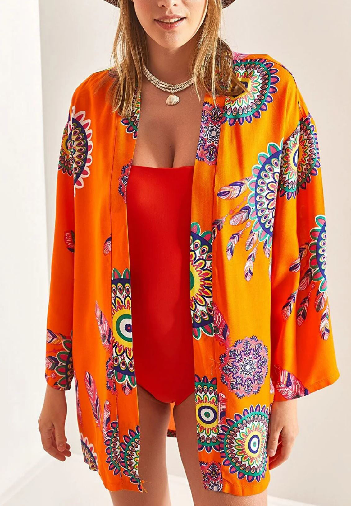 Sun-Kissed Tropics Beach Kimono