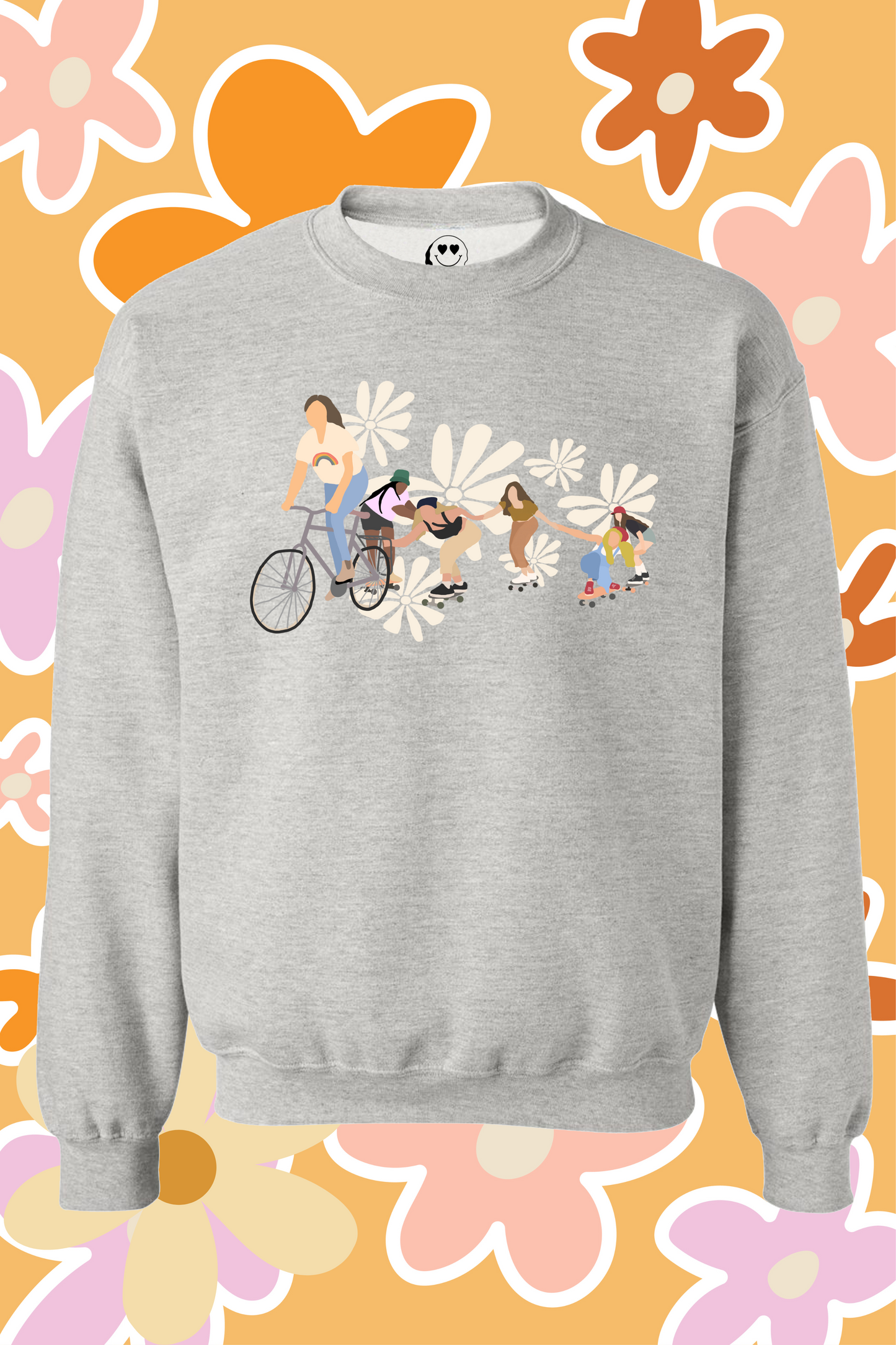 Skater Girl Crew Sweatshirt