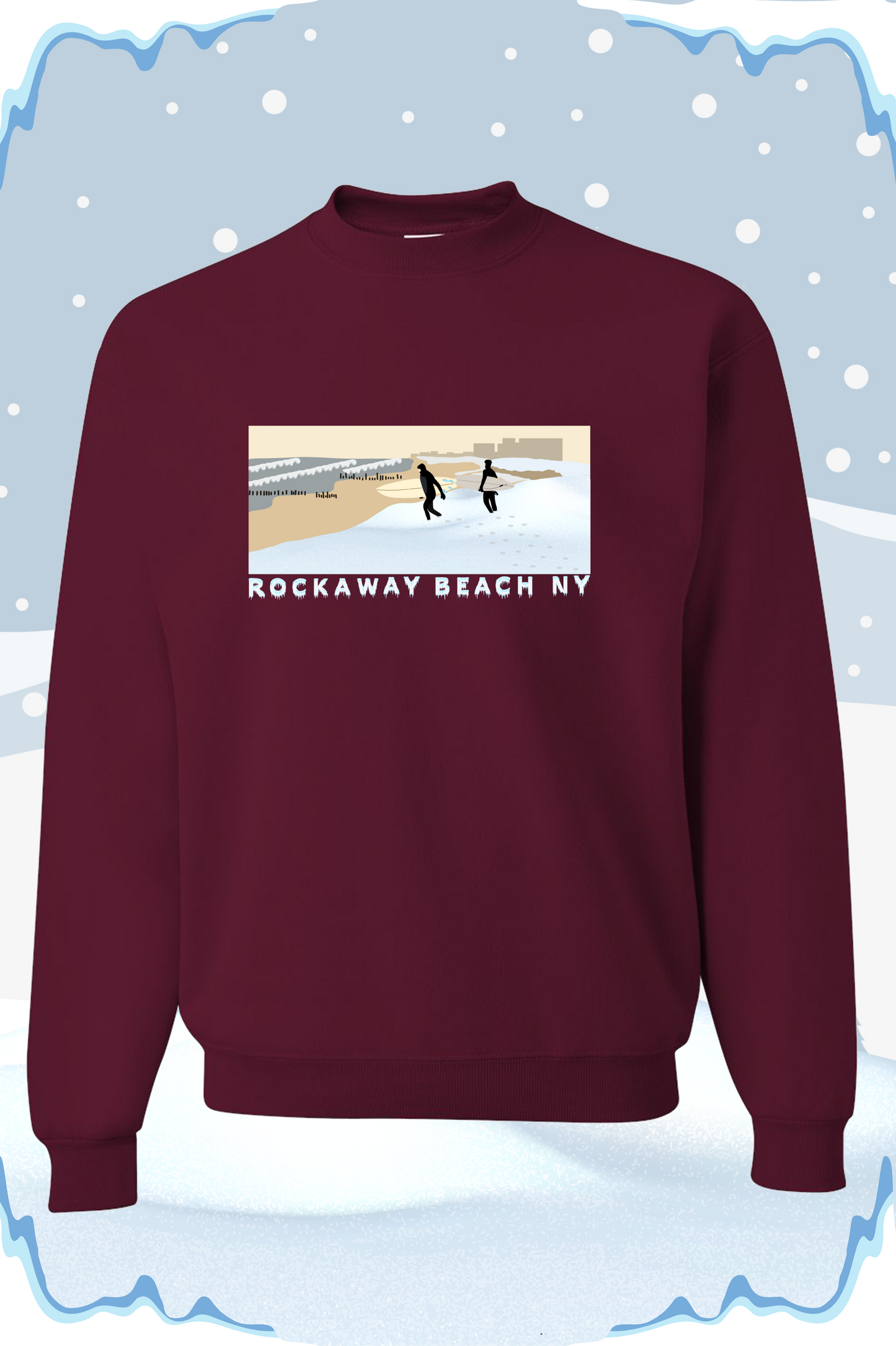 Snowy Surf Sweatshirt