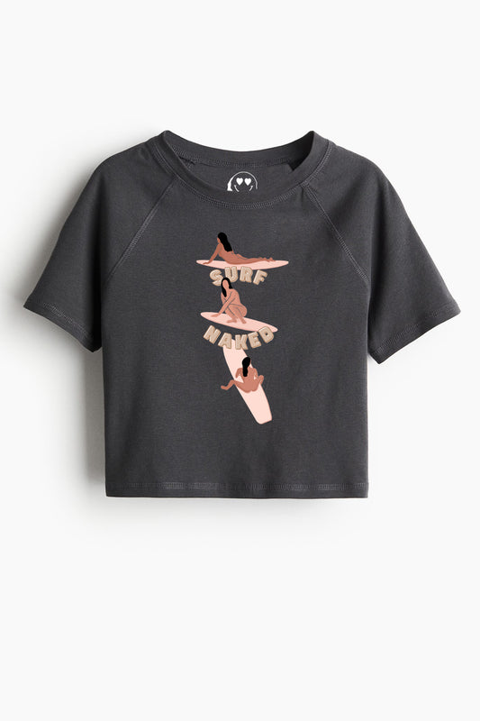 Surf Naked Crop Tee
