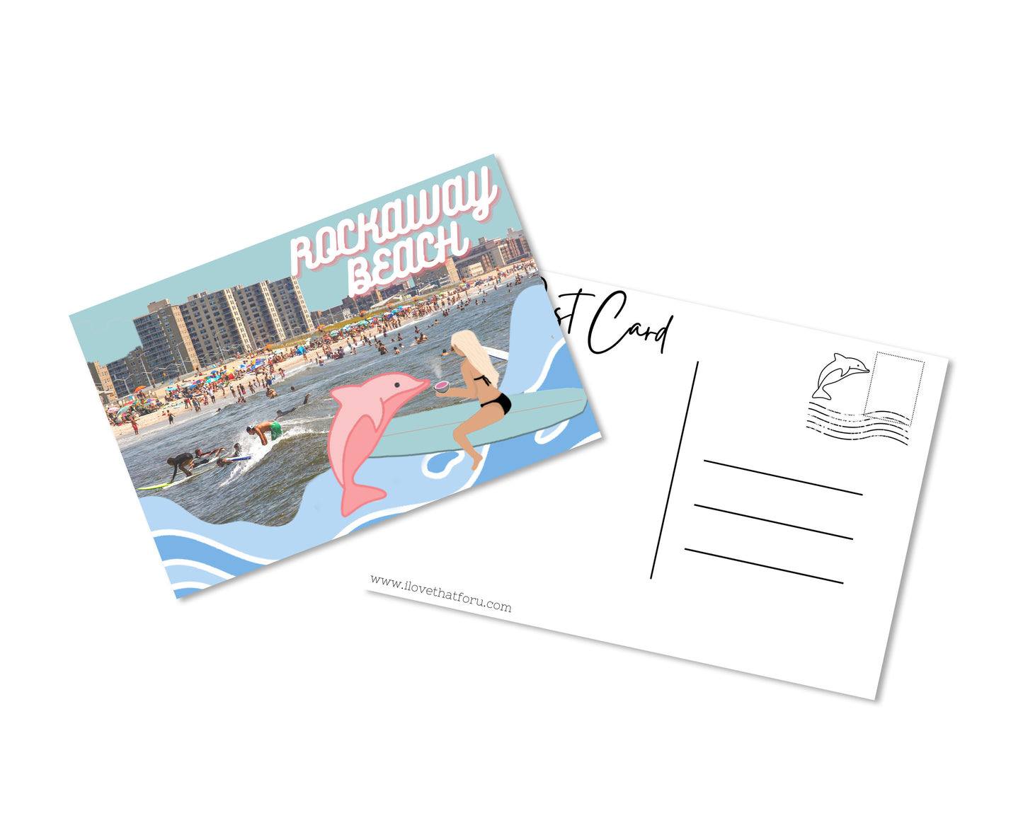 Rockaway Beach Postcard