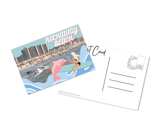 Rockaway Beach Postcard