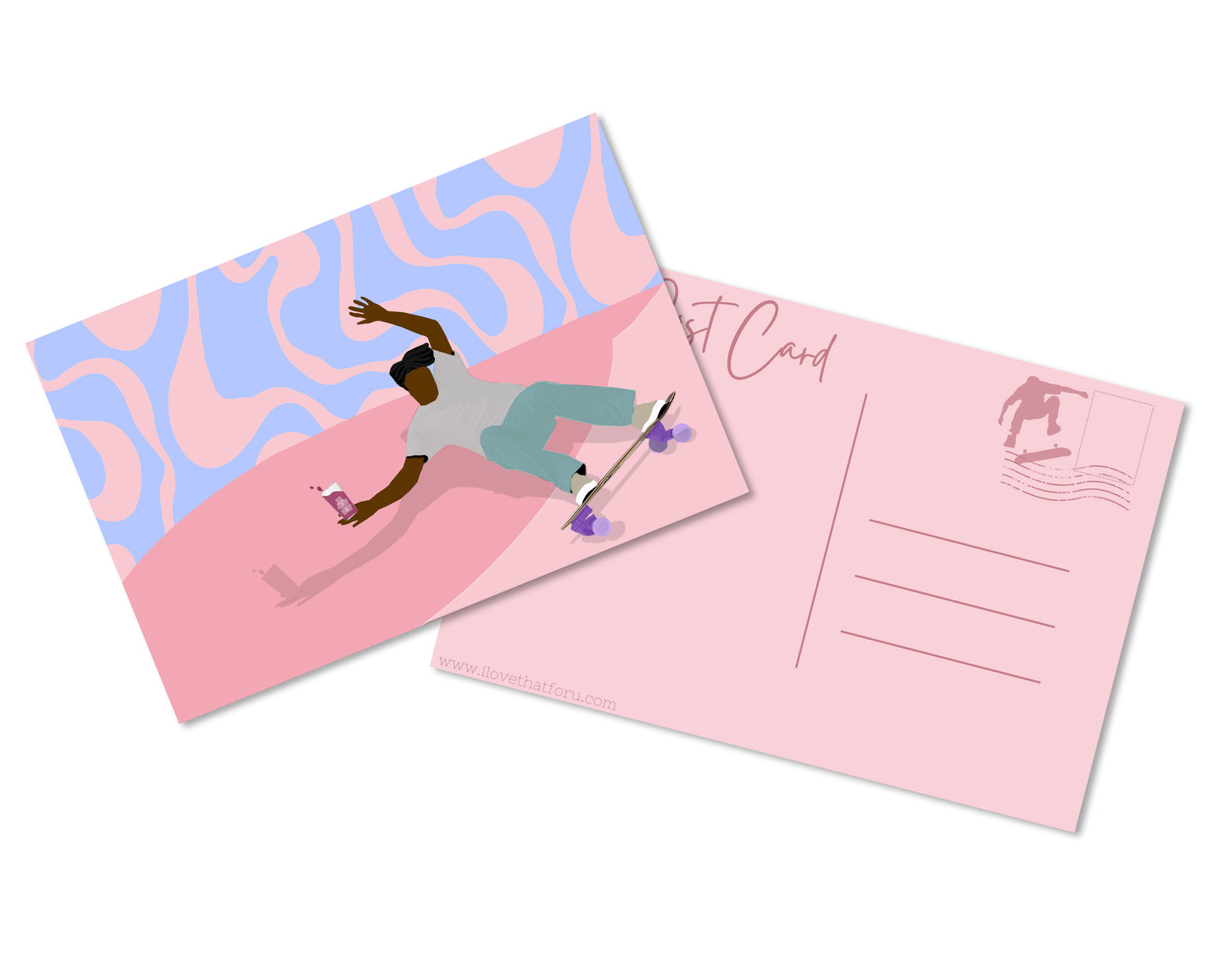 Skate Postcard