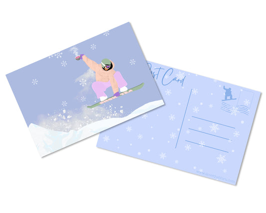 Snowboard Postcard