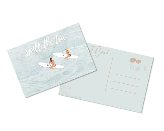 Spill The Tea Postcard
