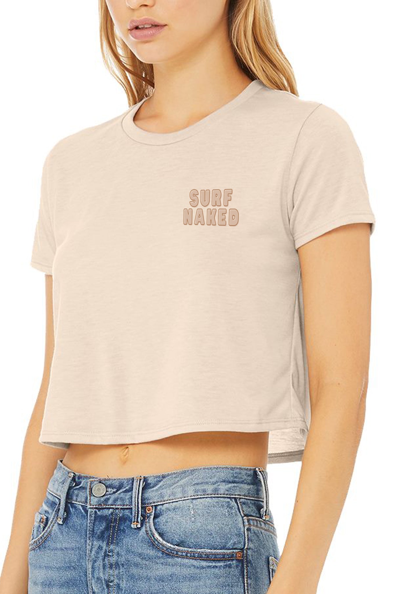 Surf Naked Crop Tee