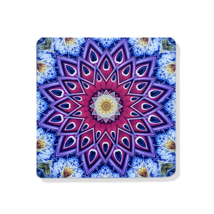 Square Wood & Rubber Coasters