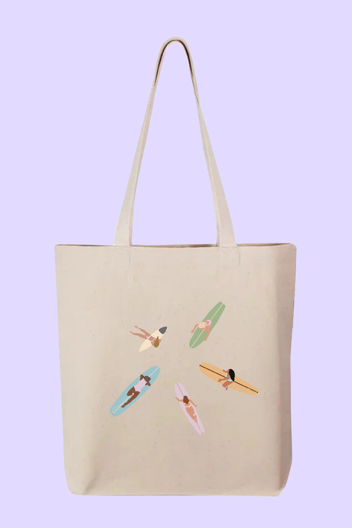 Surfer Girls Tote Bag