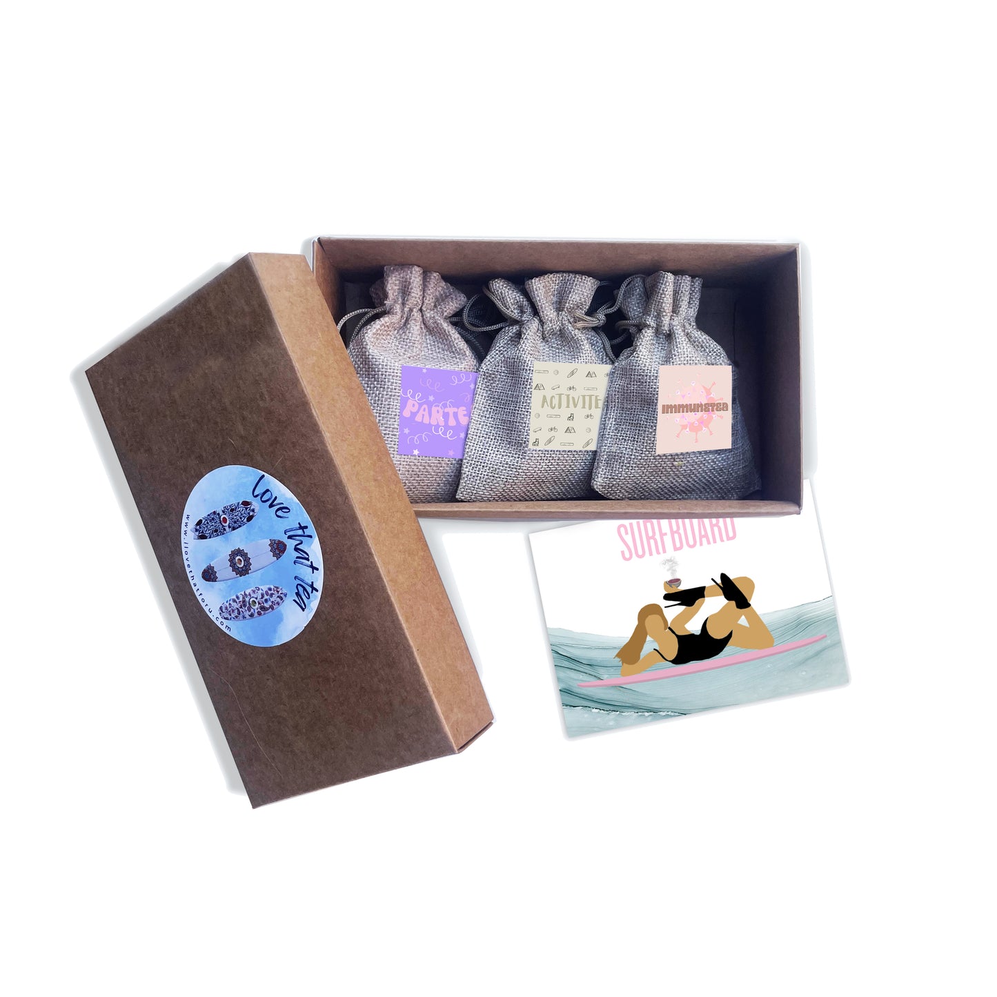 Tea Pouches Box (3 kinds of tea)